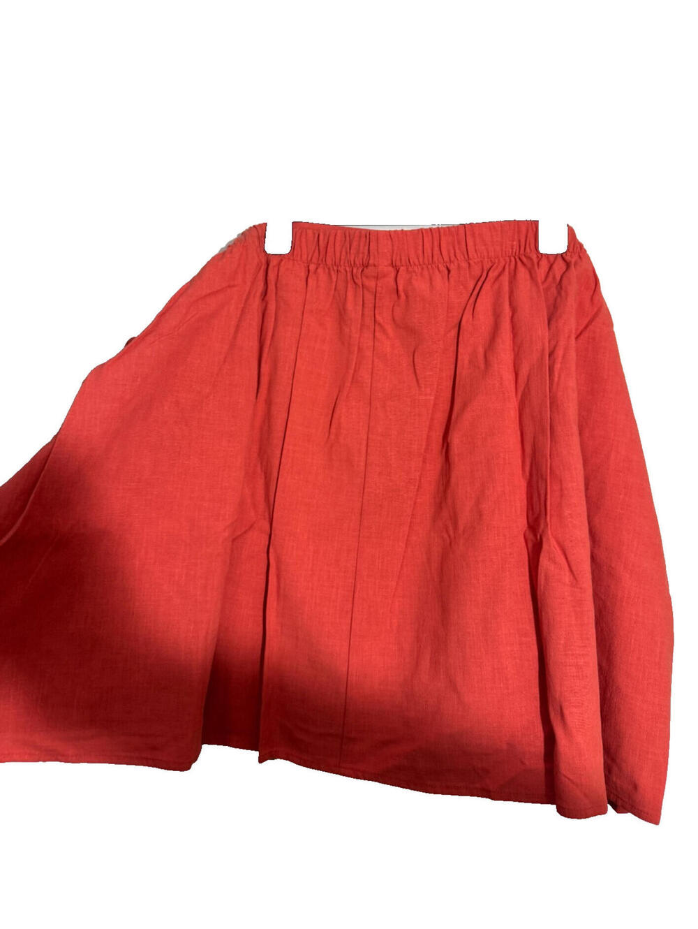 A New Day Womens Tie Mini A-Line Mid Rise Skirt Rust Size 4X NWT - Picture 4 of 6